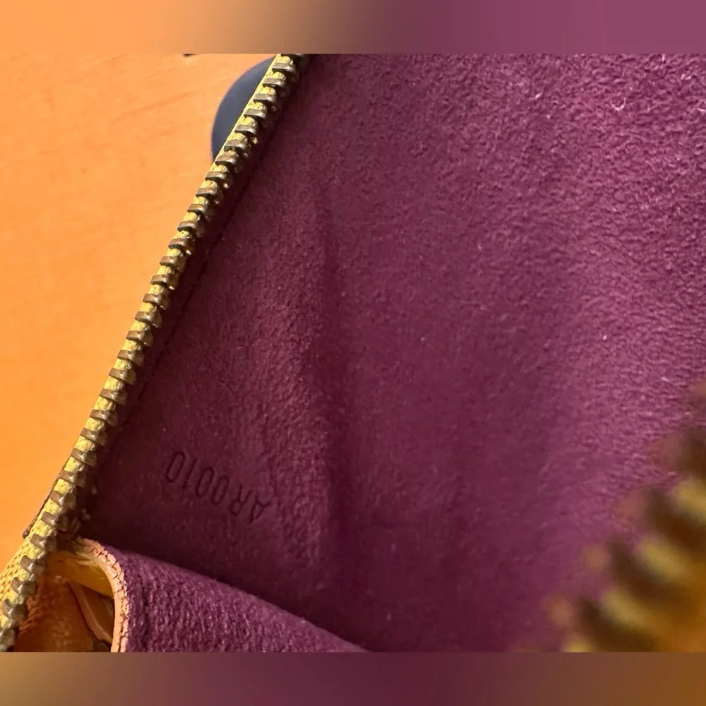 Louis Vuitton Pochette Yellow Epi Leather
